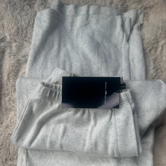 Brandy Melville grey heart long pants - Picture 1 of 1
